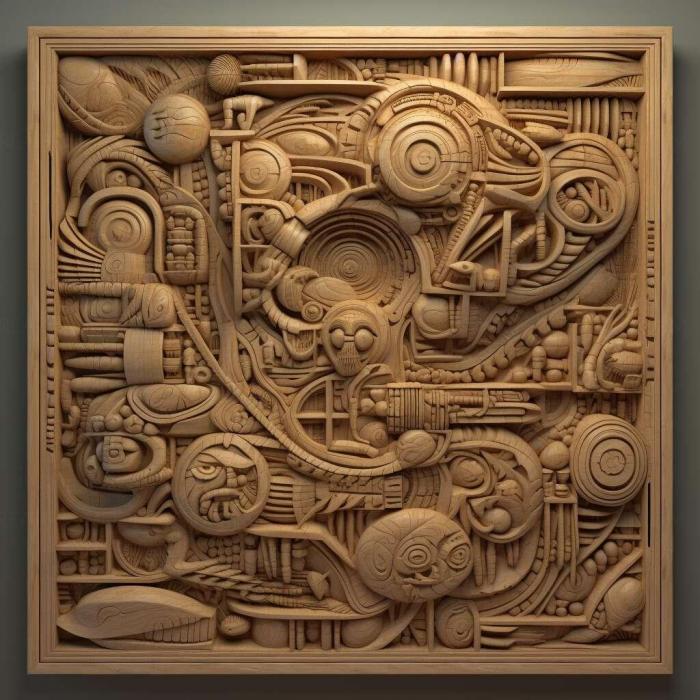 نموذج ثلاثي الأبعاد لآلة CNC 3D Art 